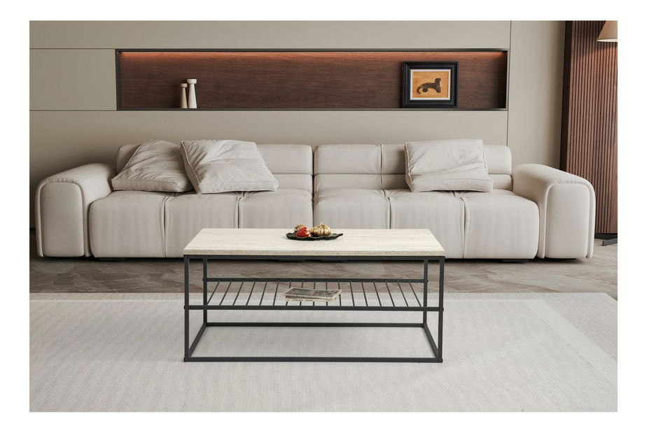 Măsuță de cafea Asida (marmură negru)