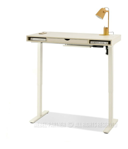 Masă PC cu înălțime reglabilă Occott 120 (crem)