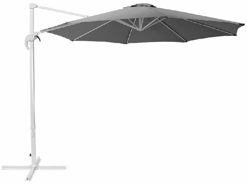 Umbrelă de grădină 300 cm SAVISSI (aluminiu) (gri închis)