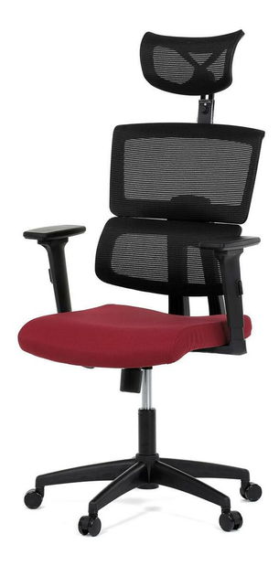 Irodai fotel Kurosadas (bordó + fekete)