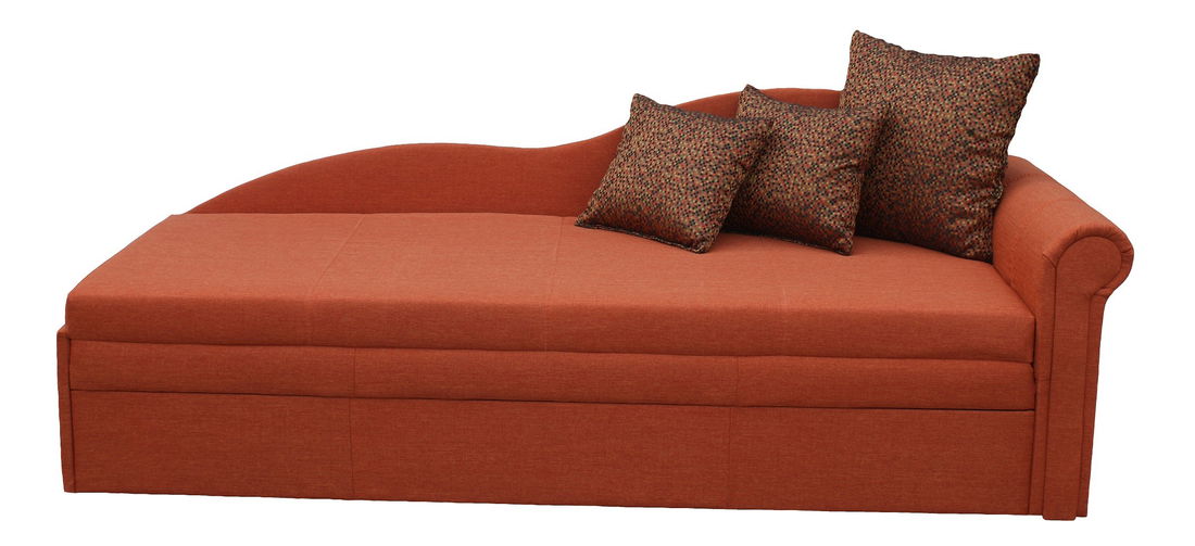 Pohovka trojsedačka BRW Roma 2 oranžová (P)