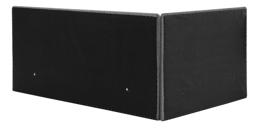 Jednolôžková posteľ 110 cm Fines Optoman (tmavosivá) (s roštom a matracom) (s úl. priestorom)