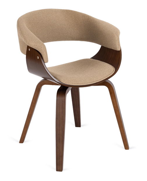 Étkezőszék Generosas 2 (bézs + dió) 