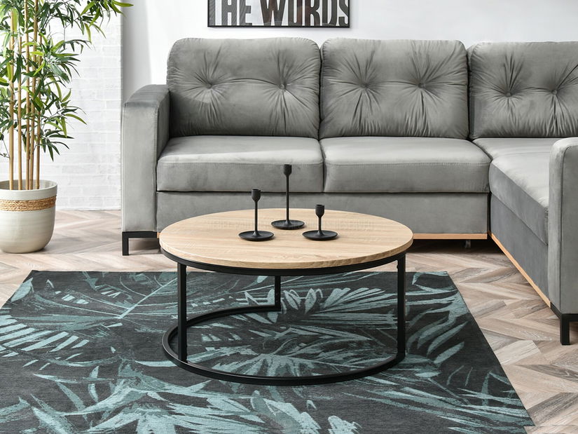 Stolić za kavu Kolja Stolik Xl (hrast sonoma + crna)