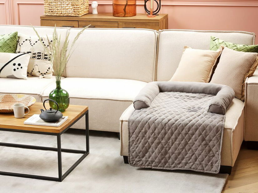 Culcuș/ Pat pentru câine Brelyn (gri deschis)