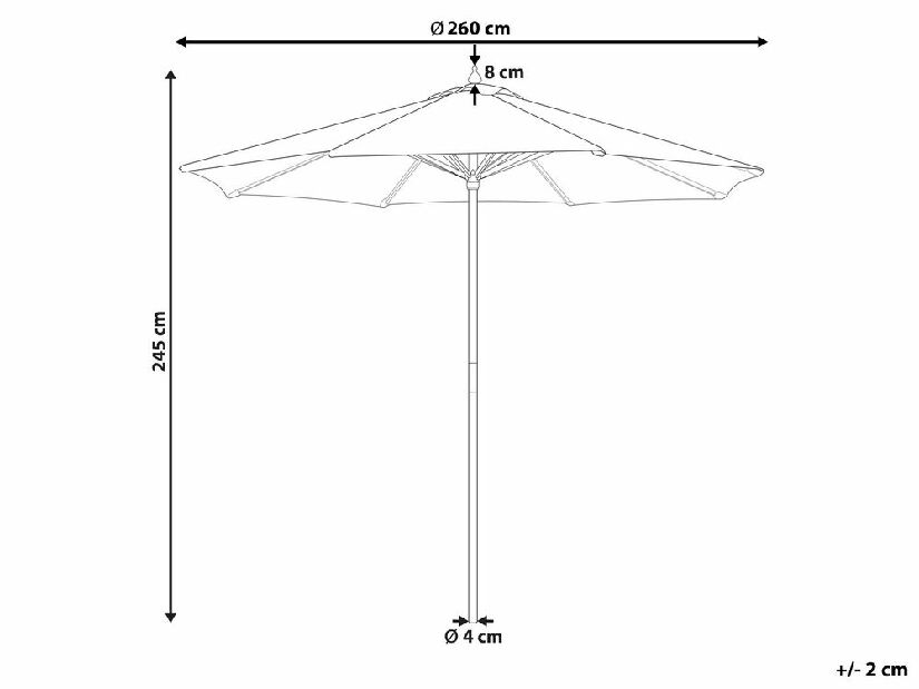 Umbrelă Fidel (negru)