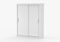 Dulap de haine Viola 04 (alb + alb)