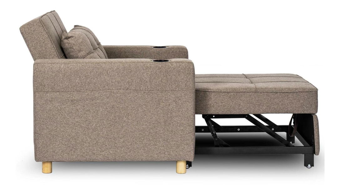 Rozkladacie kreslo Suspendida (béžová) 