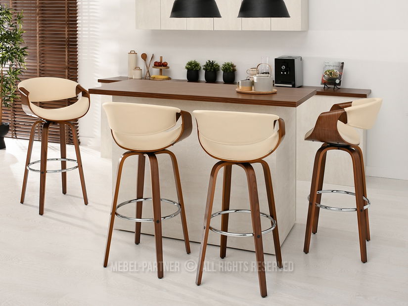 Stolička Bjorn H (oriešková + orech)