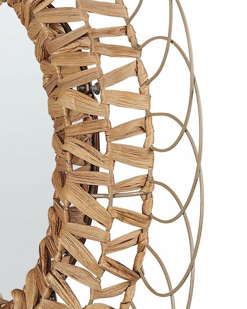 Nástenné zrkadlo Pamza (prírodná)