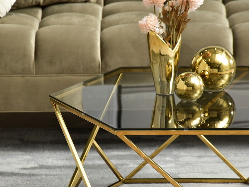 Dohányzóasztal Jacarta (arany)