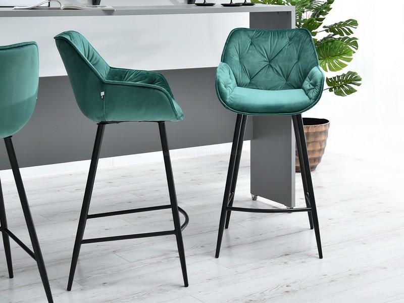 Stolička Lars (zelená + čierna)