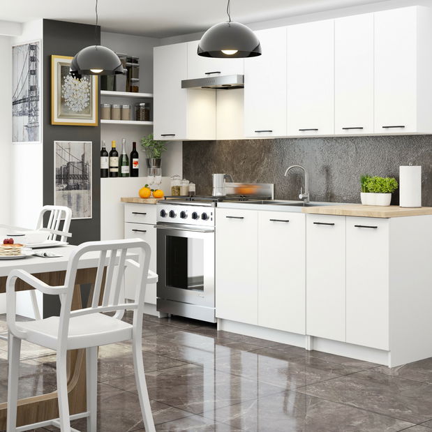 Felső konyhaszekrény Organo W1 60 (fehér)