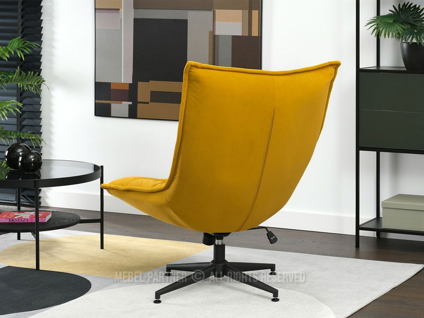 Fotel Palma (méz + fekete)