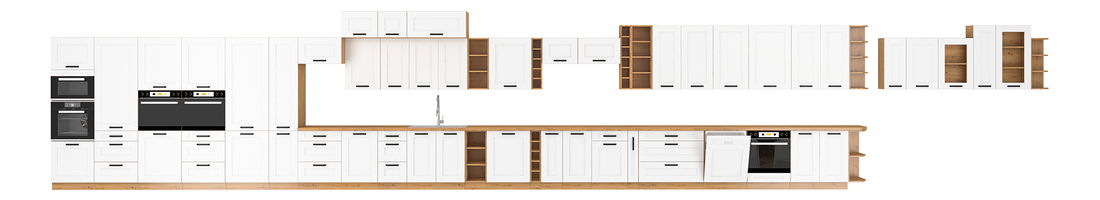 Spodná skrinka Lesana 2 (biela + dub artisan) 50 D 1F 1S BB 