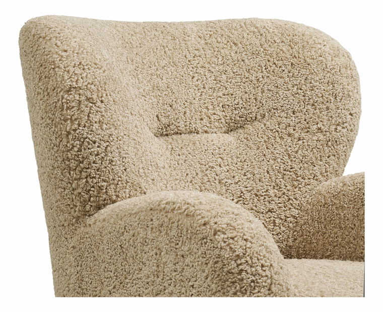 Kreslo Lsadelia (svetlohnedá)