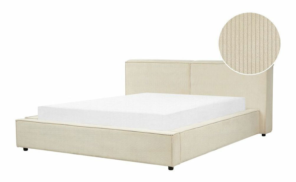 Franciaágy 160 cm Margit (fehér)