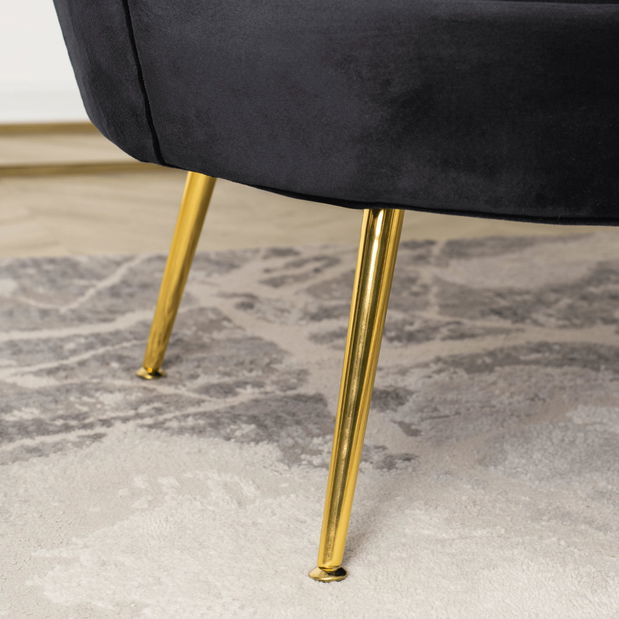 Pohovka Zendy (čierna) 