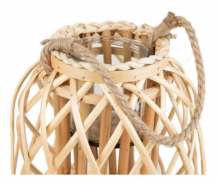 Lámpás MAURI 30 cm (fém) (világos fa)