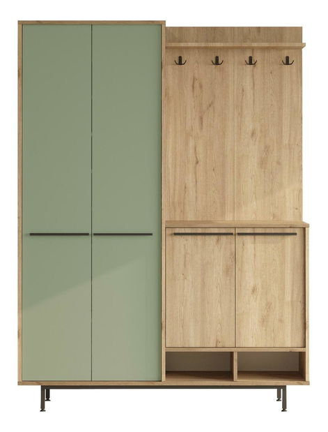 Panou hol Opuntia 1 (Stejar + Verde) 