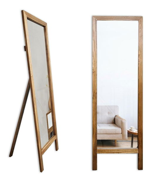 Zrkadlo Chuck (drevo)