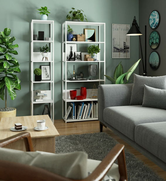 Regál Loriana (fehér)