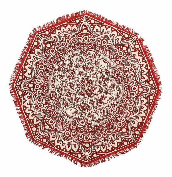 Koberec 120 cm Mezina (červená)