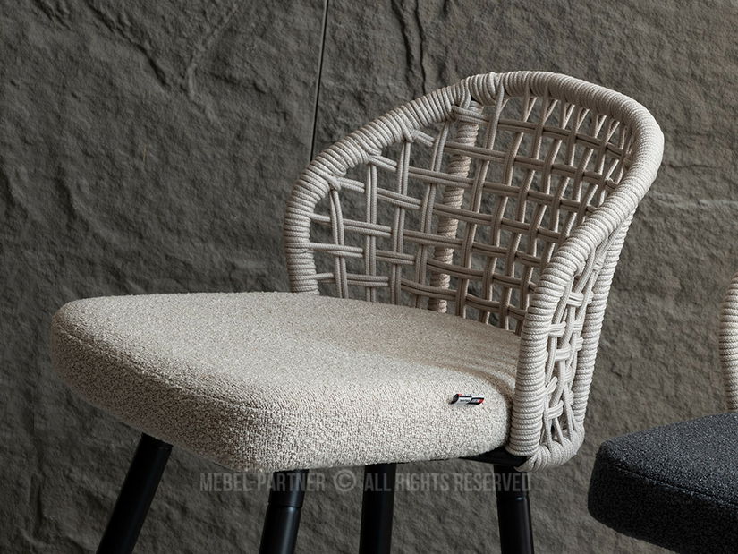 Scaun bar Moan (bej + negru)