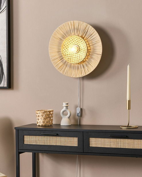 Fali lámpa Yoogi (természetes) 