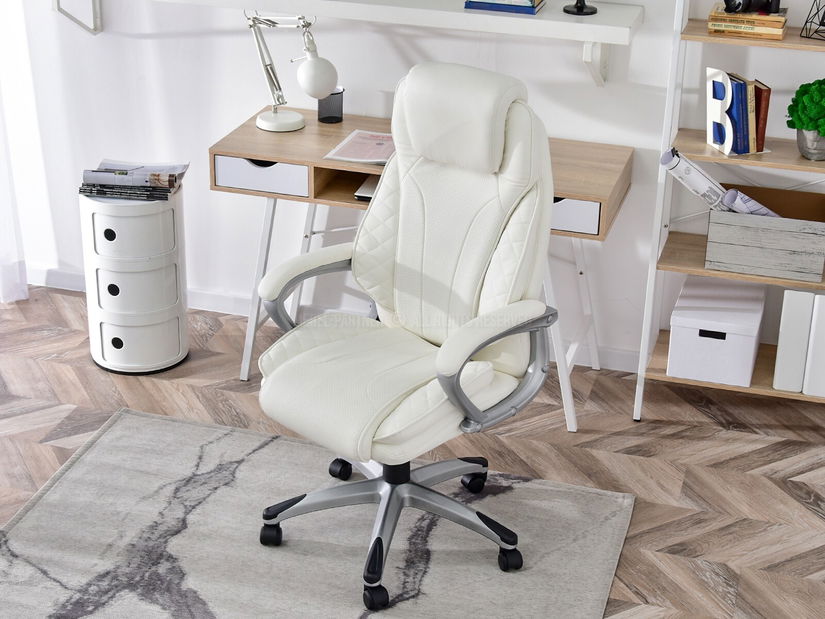 Kreslo Hamilton (biela + sivá)