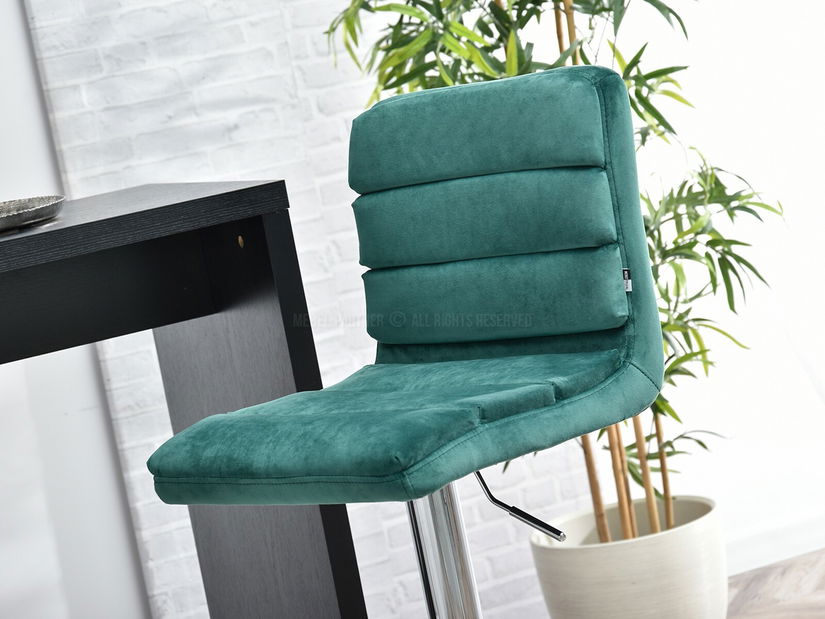 Szék Hanoi (zöld + króm)