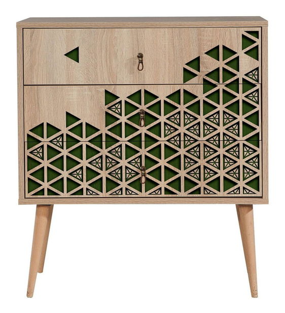 Comodă Troy 121 (Stejar sonoma)