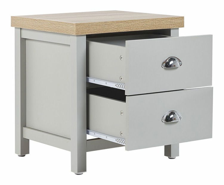 Éjjeliszekrény Cillian (szürke)