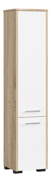 Dulap de baie Farid TYP4 (Stejar sonoma + Alb)