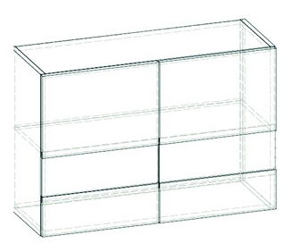 Gornji kuhinjski ormarić Lenna LV 1 