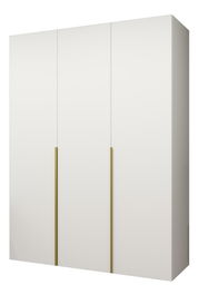 Ormar za garderobu 150 cm Alice 1 (bijela + zlatna)