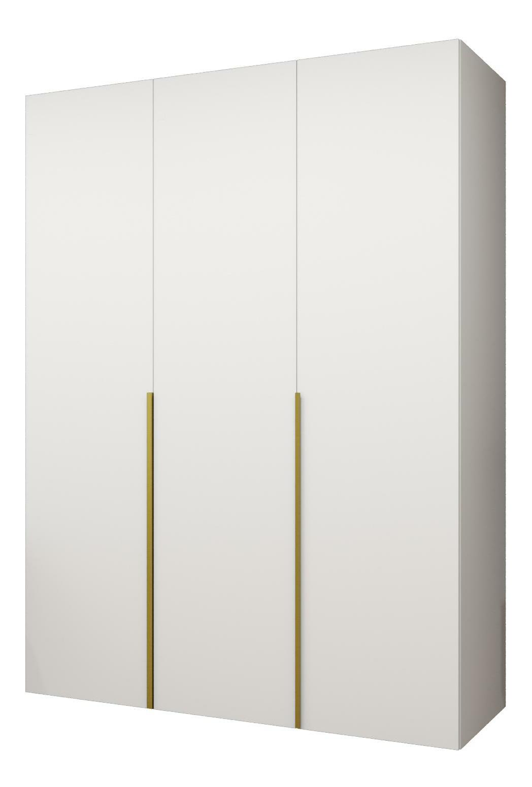 Ruhásszekrény 150 cm Alice 1 (fehér + arany)