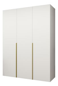 Ruhásszekrény 150 cm Alice 1 (fehér + arany)