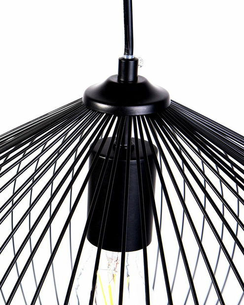 Závesná lampa Torato (čierna)