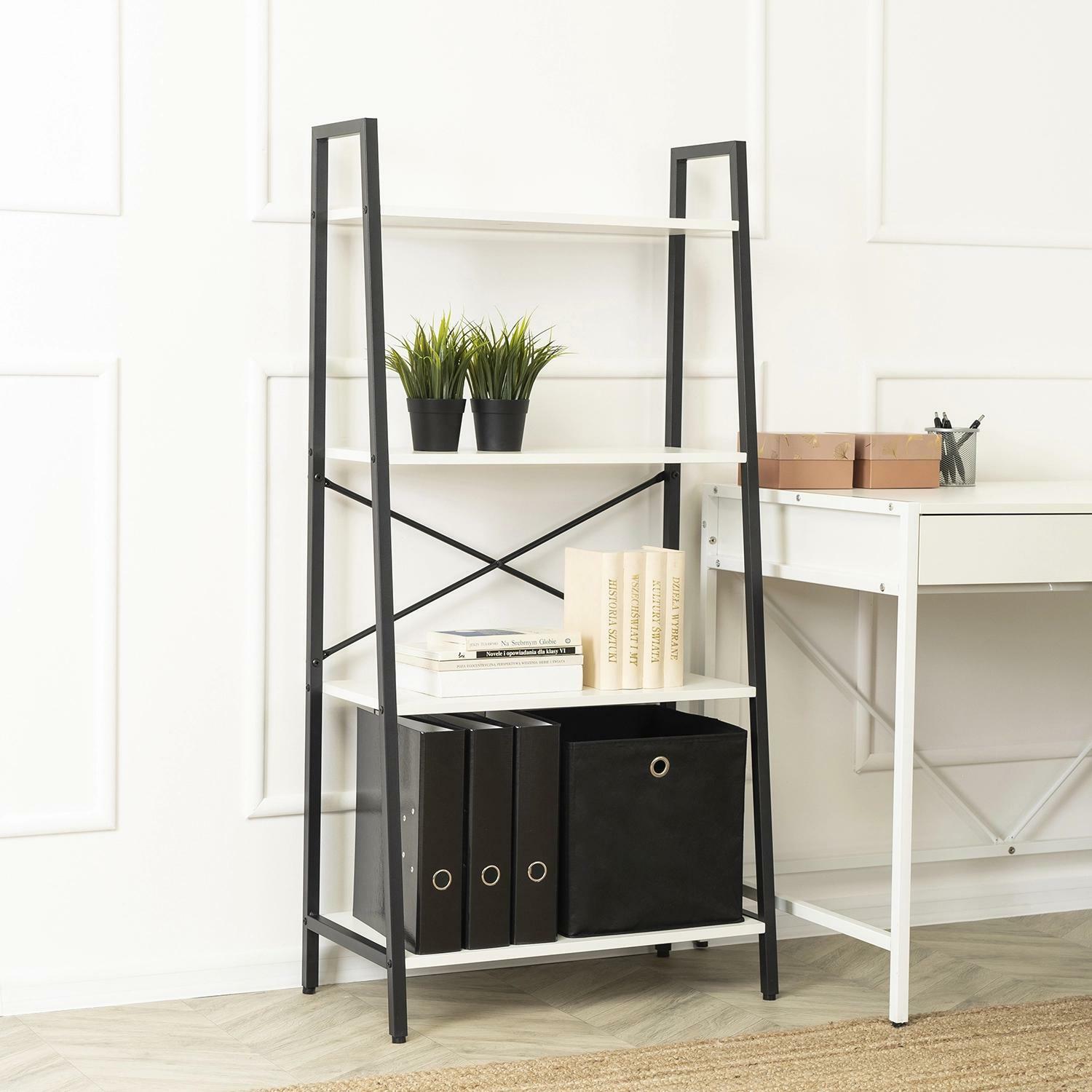 Regál Goleadora (fehér + fekete) 