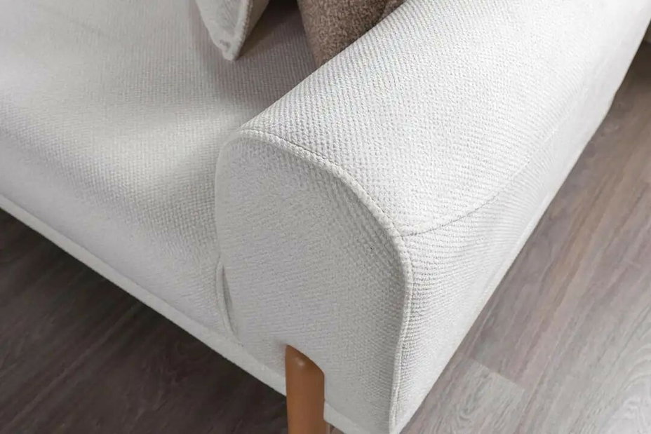 Canapea extensibilă Clasy (crem)