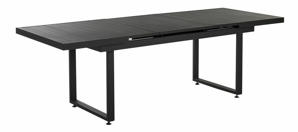 Kerti asztal Valerian (fekete) 