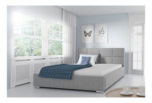 Bračni krevet 180 cm Alizee (siva)