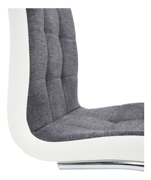 Scaun de sufragerie Santa new (gri închis + alb)