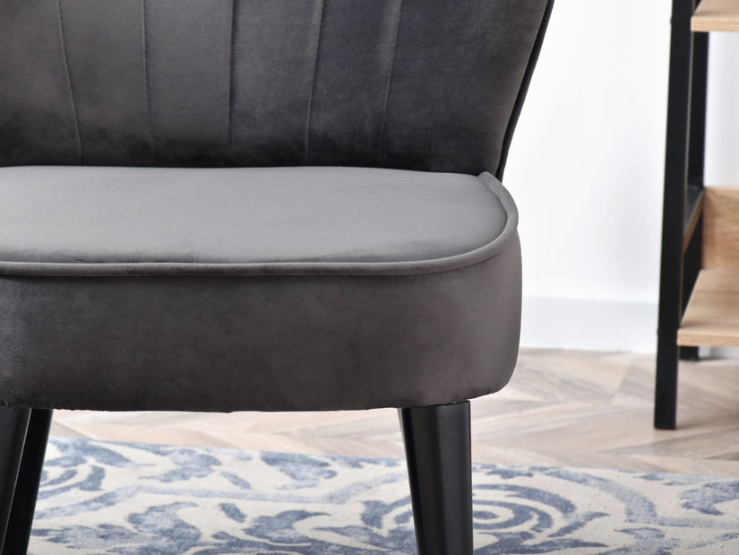 Relaxačné kreslo Arginteno (sivá + čierna)