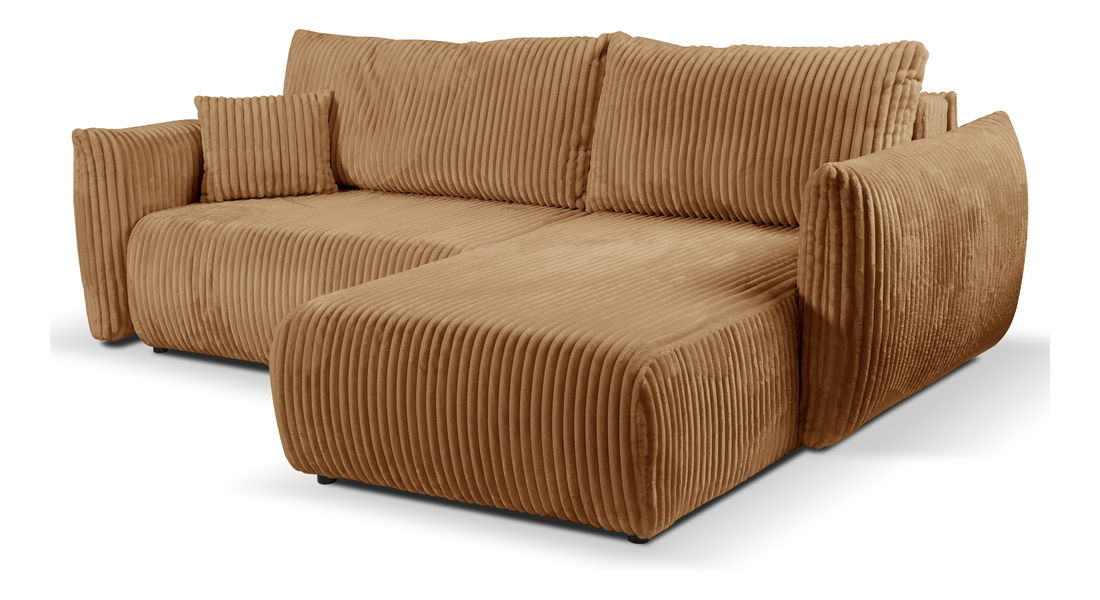 Sarok ülőgarnitúra Alondra (tevebarna) (J)