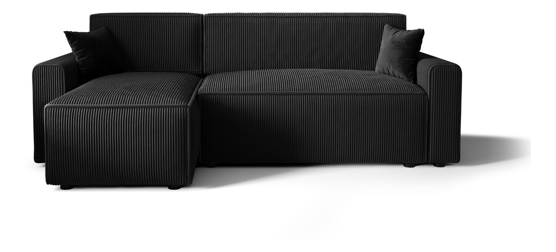 Rohová sedacia súprava Mirage Bis Sed (tmavosivá) (L)