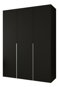 Ormar za garderobu 150 cm Alice 1 (crna + kašmir)