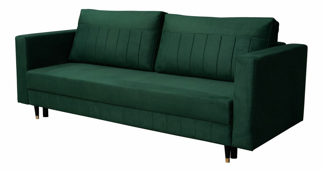 Canapea trei locuri Brande (Verde închis)