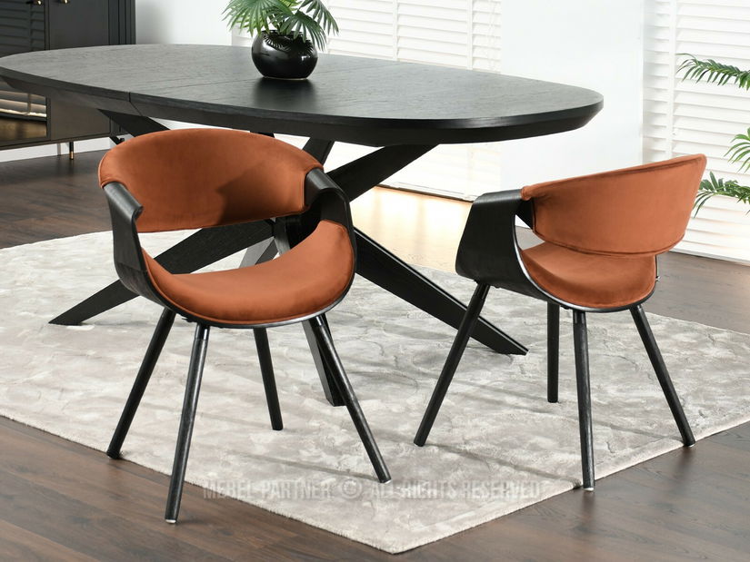 Scaun sufragerie Busque (negru)